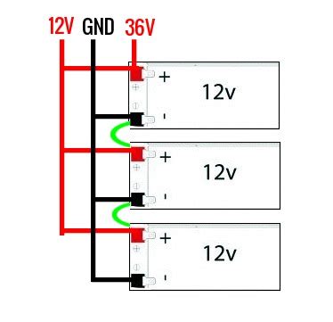 Anyone out there with a diagram for wiring a jm for series and parallel? 12v Parallel Wiring Diagram