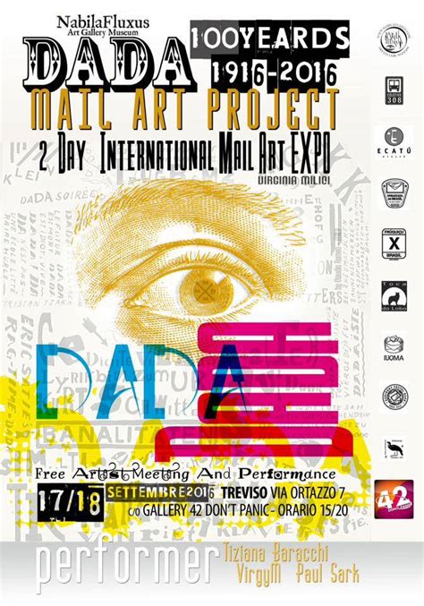 Dada 100 Anni 1916 2016 Mail Art Project
