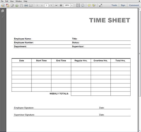5 Best Images Of Printable Employee Time Card Template Free Printable