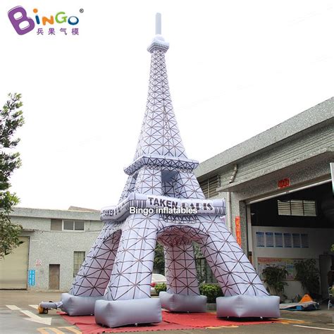 11m Tall Custom Giant Inflatable Eiffel Tower Play Toy Weflatables