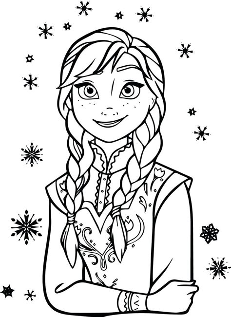 Anime Frozen Coloring Pages Coloring Pages