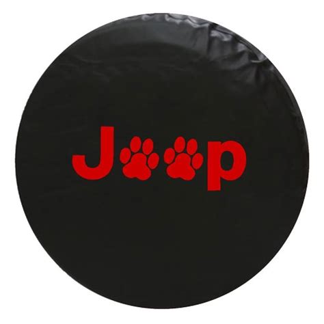 Jeep Animal Paw Print Vinyl Spare Tire Cover 4799 Unique T Shirts