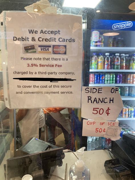 If you pay with a credit card, and they charge you this fee, the