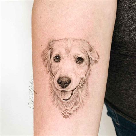 Attractive Golden Retriever Arm Tattoos You Need To See Inku Paw