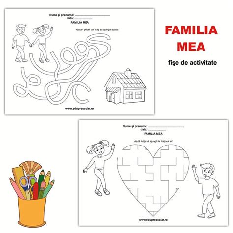 Familia Mea Fise De Activitate Eduprescolarro