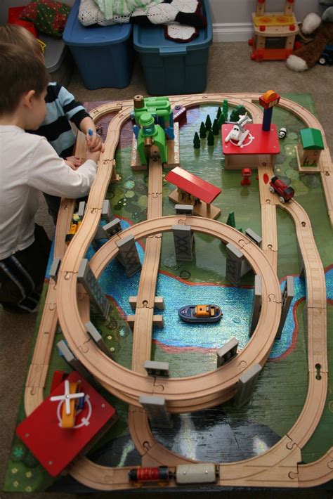 Your one stop brio wooden train set brio wooden train track and accessory train shop. like ocean glass: DIY Train Table | Kids train table ...