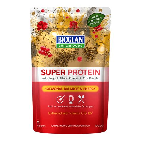 Super Protein 100g - Bioglan Superfoods - Adaptogenic Protein Blend