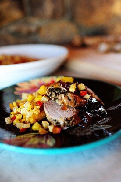 Season pork tenderloins liberally with salt and pepper, then with herbs de provence the flavor of pork tenderloin itself is rather neutral, so it begs for lots of adornments. Herb Roasted Pork Tenderloin with Preserves | The Pioneer ...