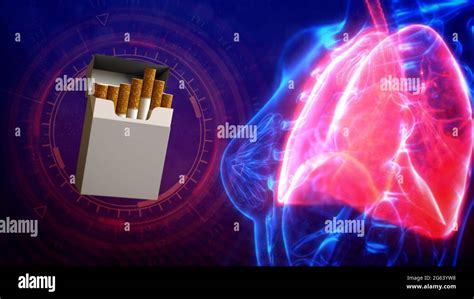 Illustration Lungs Cigarettes Hi Res Stock Photography And Images Alamy