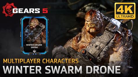Gears 5 Multiplayer Characters Winter Swarm Drone Youtube