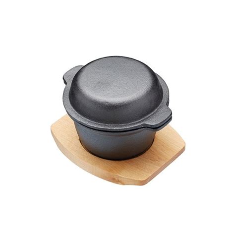 artesà mini covered cast iron cooking and serving pot kitchen craft cookware cast iron cooking