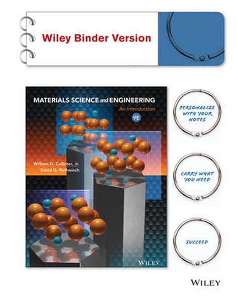 Materials Science And Engineering An Introduction 9e Binder Ready