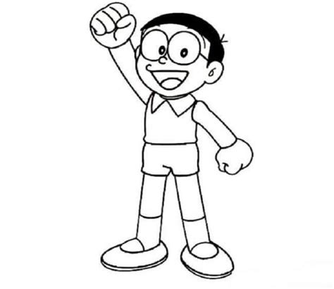 Desenhos De Nobita Para Colorir Imprimir E Pintar Colorir Me