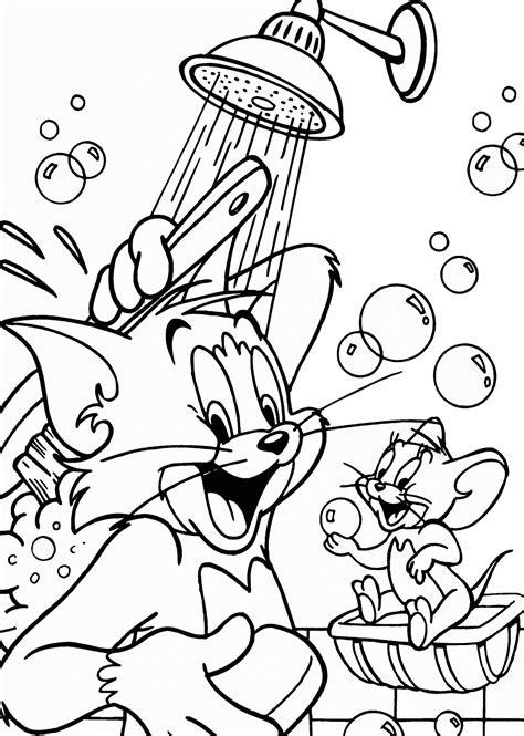 Desenhos Para Colorir E Imprimir Tom E Jerry Desenhos Para Colorir