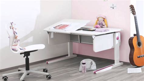 Kids desk adjustable height for kids or adults back to | etsy. Bindertek Moll Champion Kids Adjustable Desk.mov - YouTube