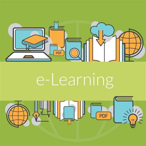 Premium Vector Education E Learning Concept Background