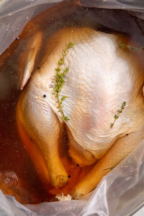 How To Brine A Turkey 40 Aprons