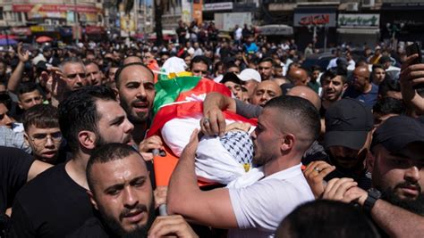 Israeli Army Fire Kills Palestinian During West Bank Clashes Ctv News