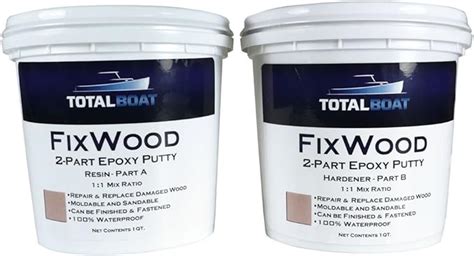 Totalboat Fixwood Epoxy Putty 2 Quart Kit Uk Sports