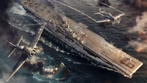 As already noted, with such a big change in the game, it has been necessary to apply some corrections over a few updates, and now we will share. Desktop Wallpapers World Of Warship War Aircraft carrier ...