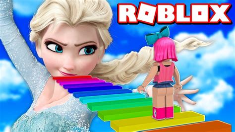 Fuja Da Elsa Do Frozen No Roblox Escape Frozen 2 Obby Youtube