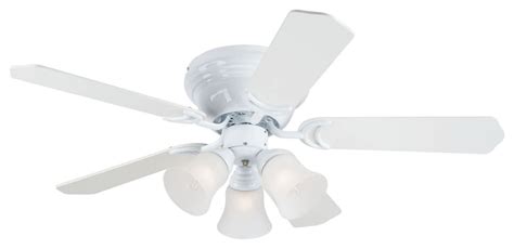 Also, with lights, the small ceiling fans can make a more significant difference. White ceiling fan with light | Warisan Lighting