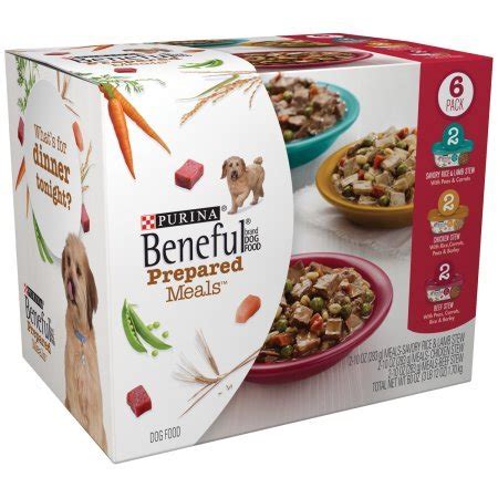 Upgrade your standard canned dog food to beneful wet dog food which provides notorious and flavorful ingredients to keep your dog or puppy we know dogs go crazy for wet food. Purina Beneful Prepared Meals Variety Pack Wet Dog Food 6 ...
