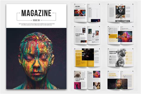 Creative Magazine Template 674255 Digital Magazine Design Magazine