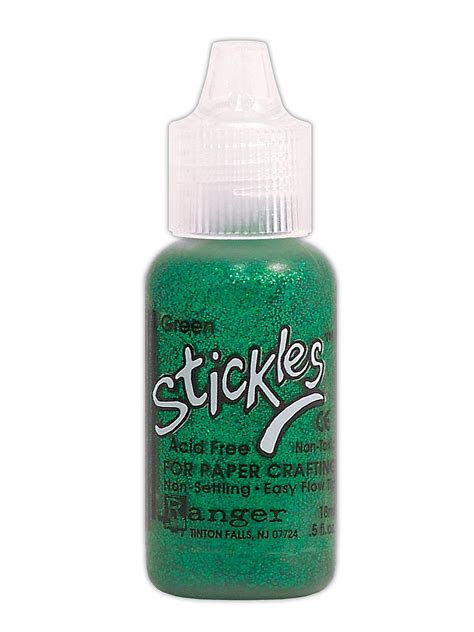 Stickles Glitter Glue Green 05 Oz Bottle Pack Of 6