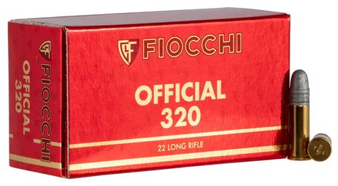 fiocchi 22sm320 exacta super match 22 lr 40 gr round nose rn 50 bx 100 cs monadnock firearms