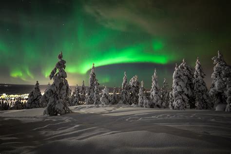 Northern Lights Aurora Borealis Rovaniemi Lapland Finland 14