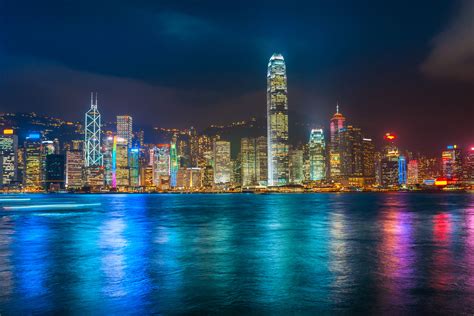46657482 Panoramic View Of Hong Kong Skyline China Knightcreative