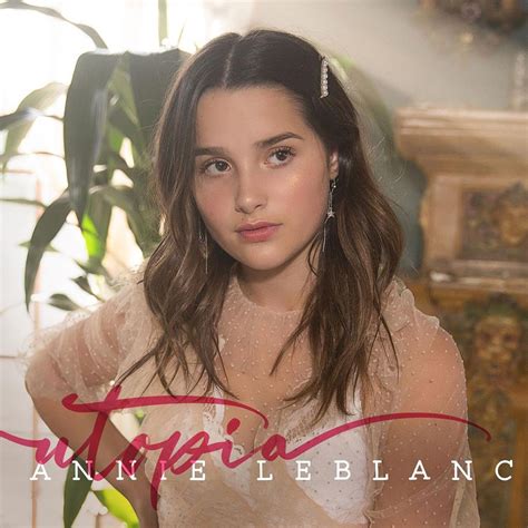 Annie Leblanc Lovely Face Beautiful Lips Long Hairstyle Girls Annie