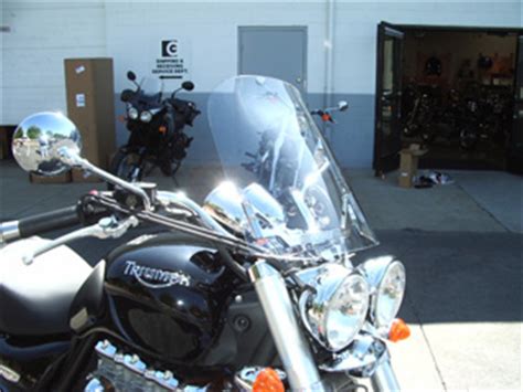 The gt, as you might expect, is more of a touring bike. Triumph Motorcycle WindVest Windshields