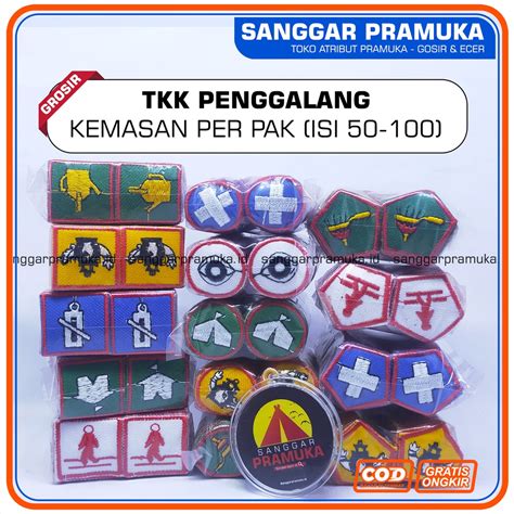 Jual 1 Pack Tkk Wajib Pramuka Penggalang Isi 50 100 Shopee Indonesia