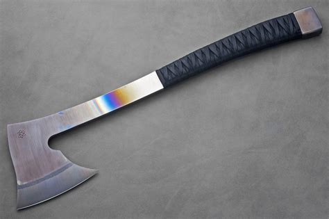 Mad Science Forge Forged Titanium Swords And Knives Hatchet