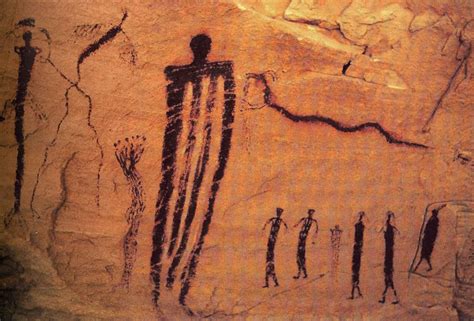 Ancient Cave Painting Sego Canyon Utah Prehistoric Cave Paintings