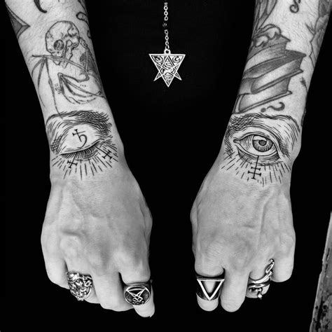 Occult Eyes Tattoos Woodcut Tattoo Medieval Tattoo