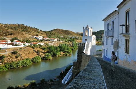 Images Of Portugal The Historical Village Of Mértola Overlooking The