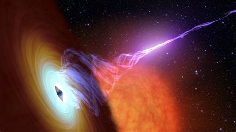 El Hubble Descubre Un Agujero Negro Hambriento Triturando A Una Estrella
