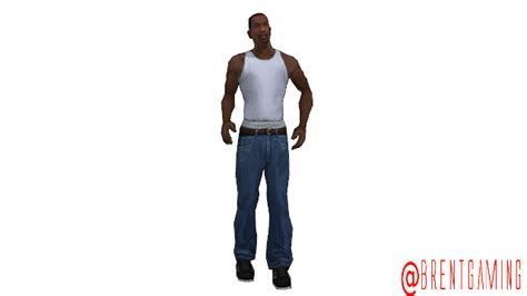 Grand Theft Auto San Andreas Carl Johnson CJ By Brentgaming On DeviantArt