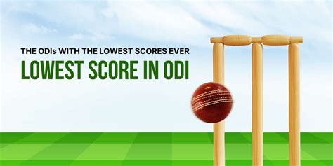 Worldwide List Of Lowest Score In Odi Cricket