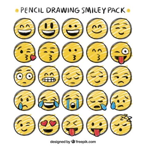 Download Pencil Drawing Smiley Pack For Free En 2020 Dessin Smiley