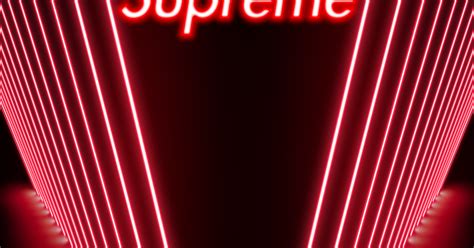 Supreme Neon Phone Wallpaper Red Heroscreen Cool