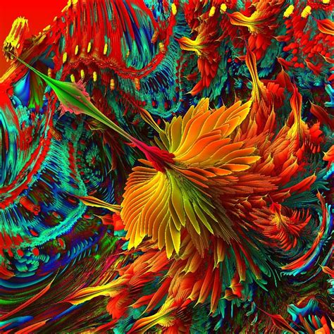 Magnificent Fractal Art Colorful Art Psychedelic Art