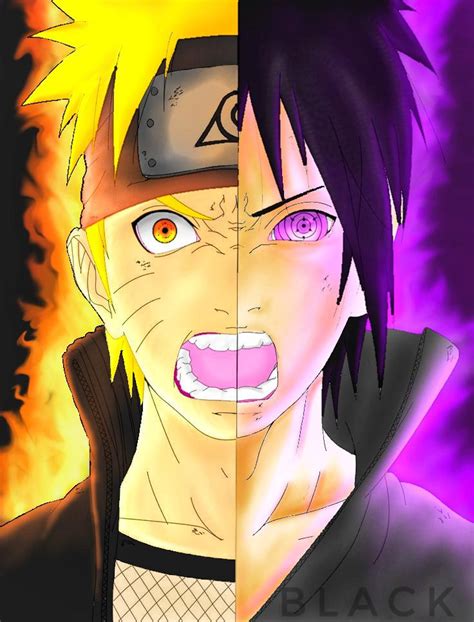 Tried Drawing Naruto And Sasuke Im New To Digital Art So Pls Let Me
