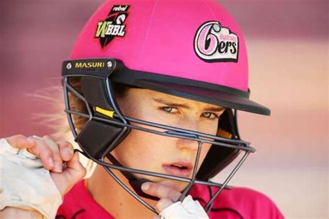 Ellyse Perry Of The Sixers Prepares To Bat During The Womens Big Bash