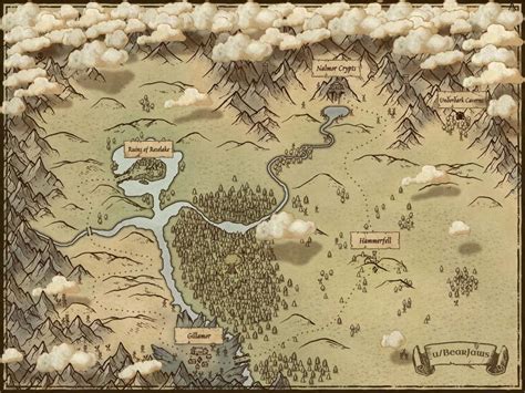 Finished My First Map Commission Feedback Very Much Appreciated