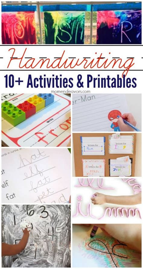 10+ Fun Handwriting Activities and Printables