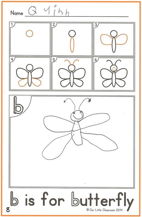 Directed Drawing Pages For Each Letter Of The Alphabet Kindergarten
